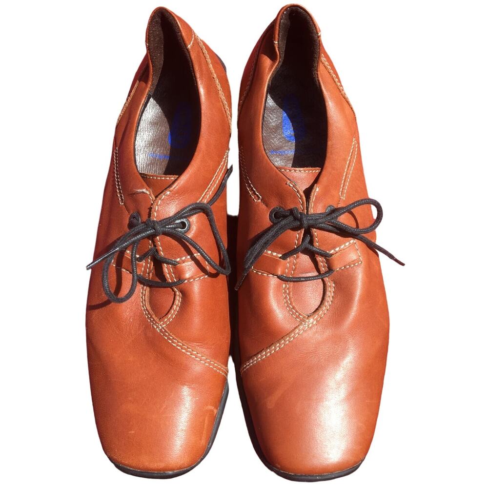 Wolky Rosa 1661 Lace Up Casual Walking Oxford Leather Shoes Woman's Size 10